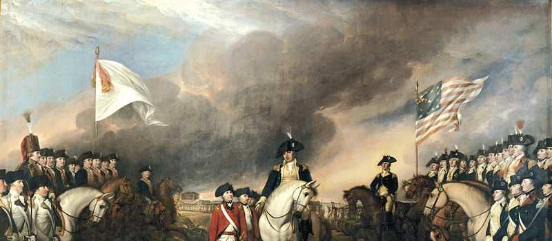 The Surrender of Lord Cornwallis is an oil painting by John Trumbull.