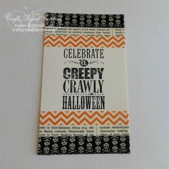 (6b) Cut a 5-1/2 x 3-1/4 piece of Very Vanilla card  Stamp the