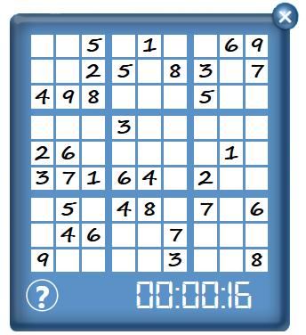 digit once and only once. To begin the game, each player selects the Start a new grid tab.