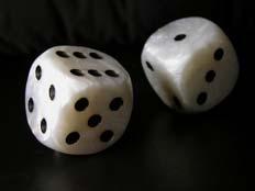 Craps Dice Based on chance.