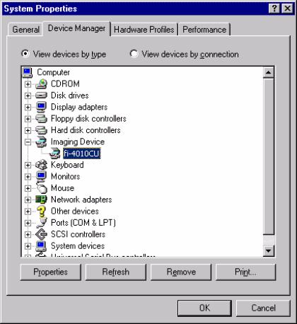 3.2.5 Updating the driver (for Windows 98) If a driver of previous version has been installed, the latest driver for the system may not be installed by the procedure given in Section 3.2.1.