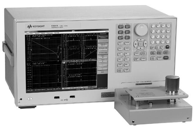 08 Keysight Accessories Catalog for Impedance Measurements - Catalog Up to 120 MHz (4-Terminal Pair) Test fixtures (4-Terminal pair) for impedance measurements up to 120 MHz