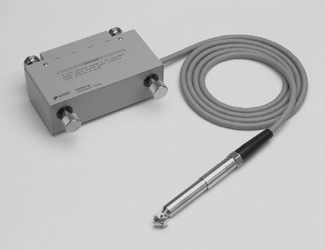20 Keysight Accessories Catalog for Impedance Measurements - Catalog Up to 120 MHz (4-Terminal Pair): Probes 42941A Impedance probe kit Terminal connector: 4-Terminal pair, BNC Cable length (approx.