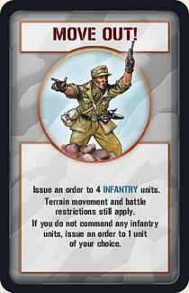 Q. If you use Infantry Assault in a section with no Infantry units, can it order one unit in that section? A. No.