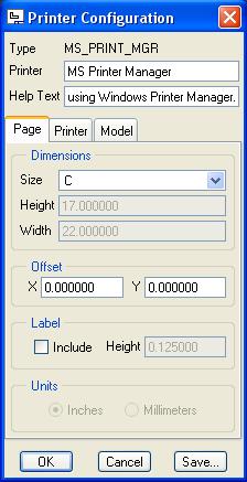 dialog. on regular 8.5 x 11 in. paper. Click OK. Under Dimensions, change Size to A to print What happens next is system dependent. At a minimum, a printer must be installed.