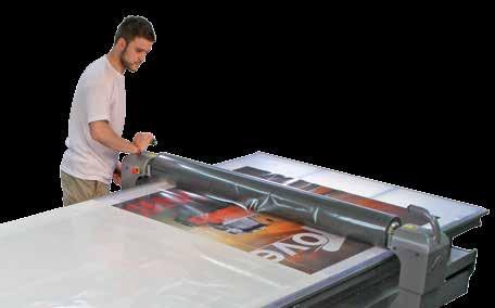 Besides the perfect result, great savings in time and cost are obtained by using the Rollover Laminator.