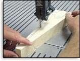 A drill press is highly recommended because it makes drilling perpendicular holes a cinch. 3.