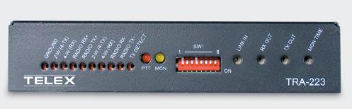 The adapter can be used in conjunction with all radio dispatch consoles, or other manufacturers (such as Motorola and GE) remote consoles that use the industry-standard sequential tone-keying format.