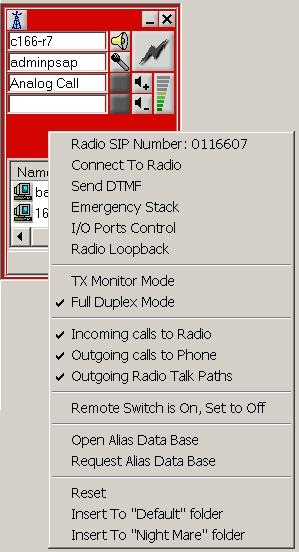 Adding Radio-to-Radio Talkpath 1 - From Tool Bar: 3 - From