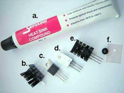 Choosing the Right Heat-sink Many heat-sinks are available to fit specific transistor package types, ( package refers to the shape and dimensions of the transistor). Fig 5.1.