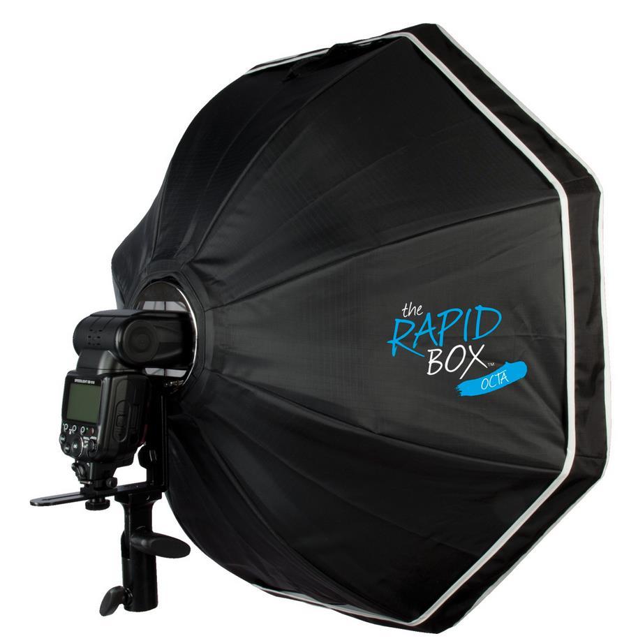 LIGHTING TIP: The modifier that we recommend for a speedlight, is the Rapid Box from Westcott Lighting.