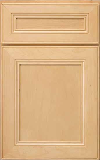 Classic II Flat Panel Full Overlay Door ü ü ü ü ü MDF panel Mitered finger joint door and drawer w/wood dowel Flat panel inset into frame 5 piece