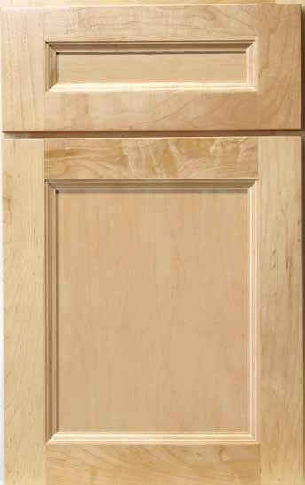 Midway II Full Overlay Door ü ü ü MDF panel Mortise and tenon door and drawer frame Flat panel inset into frame 5 piece drawer front
