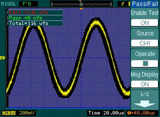 Waveform Recording With the waveform recording function on the DS1000E and DS1000D series oscilloscopes, not only the outputs from the two channels can be