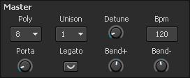 1. Voice Mode, each voice has it's own LFO, rate is controlled in Herz and the phase knob controls the LFO start phase when the voice is triggered. (Lowest setting is random). 2.