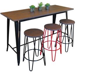 HIGH-QUALITY IN STOCK EVERYDAY S REPLICA TOLIX WOODEN TOP TABLES