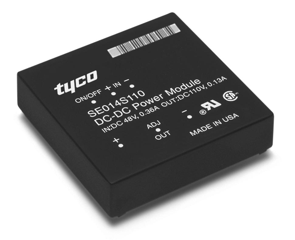 Data Sheet SE014S110 Power Module; dc-dc Converter: Features The SE014S110 Power Module uses advanced, surface-mount technology and delivers high-quality, compact, dc-dc conversion at an economical