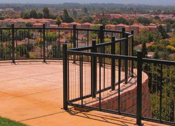 individual railing designs z Easy to install and low maintenance z