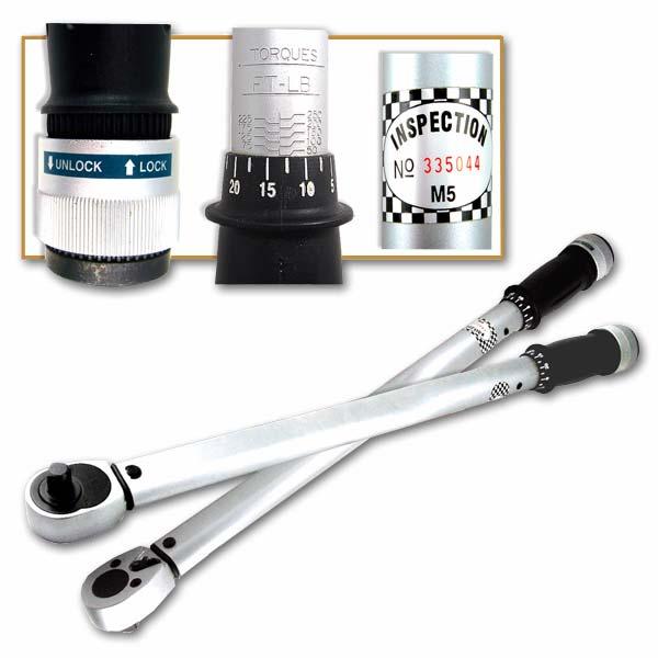 NEIKO PRO TORQUE WRENCHES These torque wrenches can take a beating and will read accurately every time.