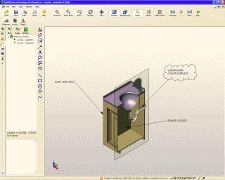 Engineering Tasks Cross-section view of the vanity with dimensions and comments For a