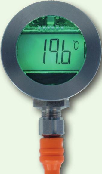 ..20mA transmitter with LCD for Pt100 temperature sensor For installation in