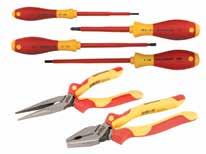 10 Toll Free: (800) 494-6104 Insulated Stripping Pliers Insulated BiCut SuperCut Cutting capacity up to 3mm hardened piano wire Insulated Water Pump Pliers Tools meet ASTM, IEC, VE, EN, NFPA & CSA