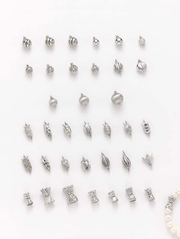 14K WHITE GOLD CAST CLASPS 840 10.5mm 842 10.5mm 841 10.5mm 4504 8mm 4503 507 7mm 819 9mm 835 9.5mm 836 10.