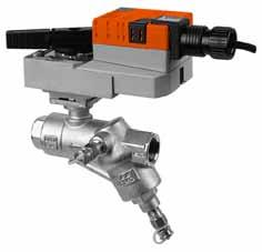 Pressure Independent Characterized Control Valve with P/T Ports and MFT, Non-Spring Return Actuator A p p l i c a t i o n : The Pressure Independent Chara c t e ri zed Control Va l ve is typically