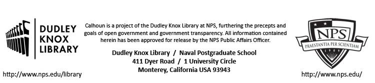 Calhoun: The NPS Institutional Archive DSpace Repository Faculty and Researchers Faculty and Researchers Collection 2017 Stakeholder and process alignment in Navy installation technology transitions