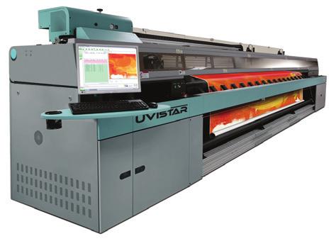 WIDE FORMAT UV INKJET PRINTING SOLUTIONS Uvistar Series The fast, flexible platform for superwide graphics Uvistar printers are ideal for the production of poster displays,