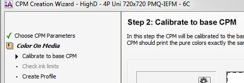 Enable "Support printing color on media" to support direct printing of color on the media substrate (without pre-white). Activate (if not) the Standard Calibration (no G7).