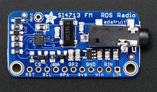 Adafruit Si4713 FM Radio Transmitter with RDS/RDBS Support