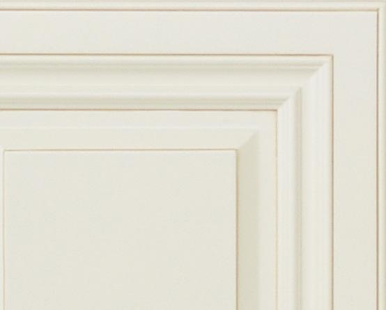 This glaze technique is specific to the recesses of the door and drawer profile and does not