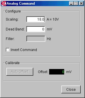 Quick Setup Step 10: Command Configuration 10.1 Click the Command button located on the main screen s Functional Diagram.