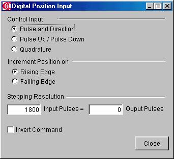 Quick Setup 10.4 PWM Command When you are operating in either Current or Velocity Mode (determined on the Basic Setup Screen), you may select the PWM Command for the Input Command Type. 10.4.1 Set the full scale value if a 100% command is used.