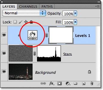 Clicking (Photoshop CS4 and higher) or double-clicking (CS3 and earlier) on the Levels thumbnail brings back the Levels options at any time.