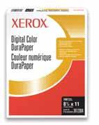 Digital Synthetic Papers DuraPaper This extra-heavyweight, coated polyolefin film is a pliable sheet that bonds readily with toner making it ideal for documents that need to stand up to heavy use.