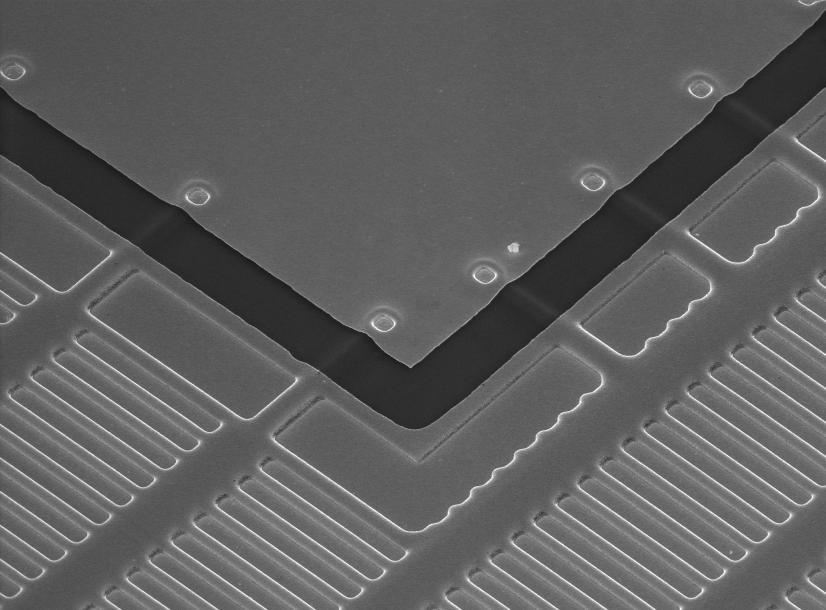 polysilicon Thin Tin layer Gate pad overview - Aluminum level Poly