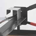 aluminum. Dual-direction, cam-over style clamps keep anvil secure in any position.