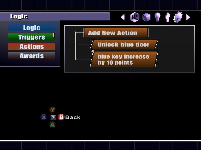 TIMESPLITTERS FUTURE PERFECT MapMaker: Actions Objectives: Although Objectives can be used in both Story Logic and Assault Phases, they are only essential for Assault maps and not Story maps.