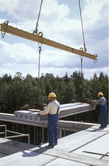 In design of precast members and connections, all loading and restraint conditions from casting to end use of the structure should be considered.