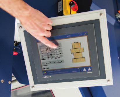 All tools are controlled through the simple touch screen and set themselves automatically, so whether you need to produce small boxes, large wraps or more
