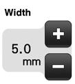 STITCH SETTINGS STITCH SETTINGS When you select stitch, your mchine utomticlly selects the pproprite stitch width, stitch length, nd upper thred tension.