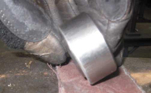 This will break the edge of the ball socket preventing damage to the ball joint cup. Figure 21 4.
