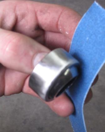 This will break the edge of the ball socket preventing damage to the ball joint cup. Figure 21 4.
