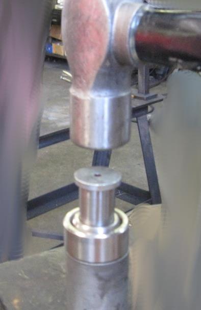 6.3: Make sure the ball joint stud is strait and concentric to the ball joint cup.