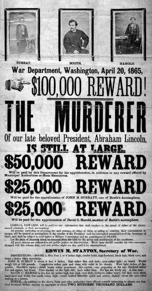 Wanted Men!!! The morning of Lincoln's death, over two thousand soldiers rode out of Washington, D.C., in pursuit of the assassin.
