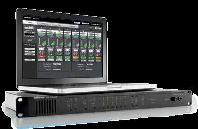 SystemOn tracks audio levels, battery life and RF/spectrum status in real time, enabling IT administrators and AV technicians to monitor and control Shure hardware devices remotely