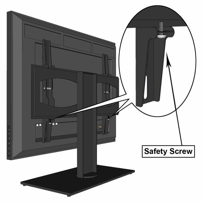 If neither of these options work, the hardware pack included with your mount contains several of the most common sized screws for mounting your arm brackets to your display. 4.
