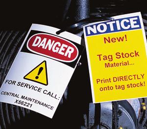 printer Special Black Ribbon Required For RTK Labels: Pre-Printed Right-To-Know Labels require the